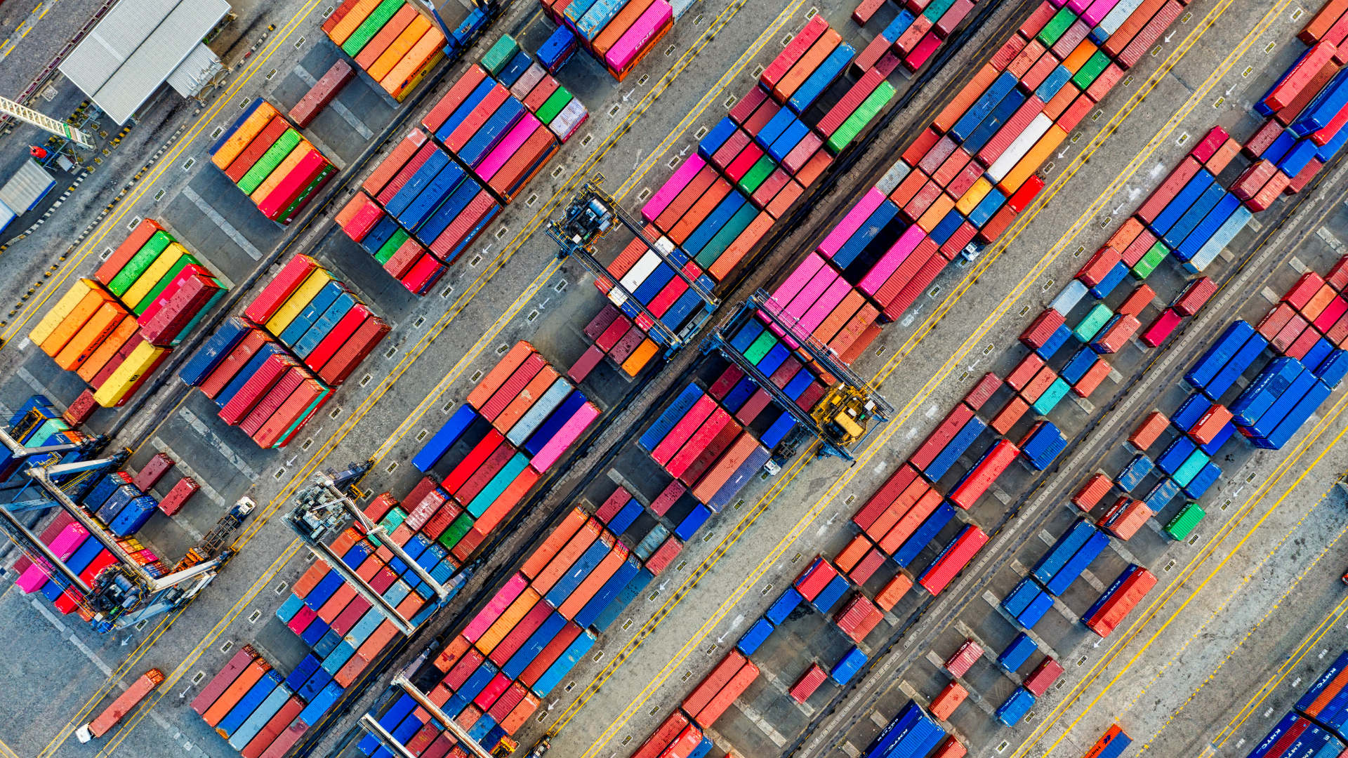 Container terminal operations from above