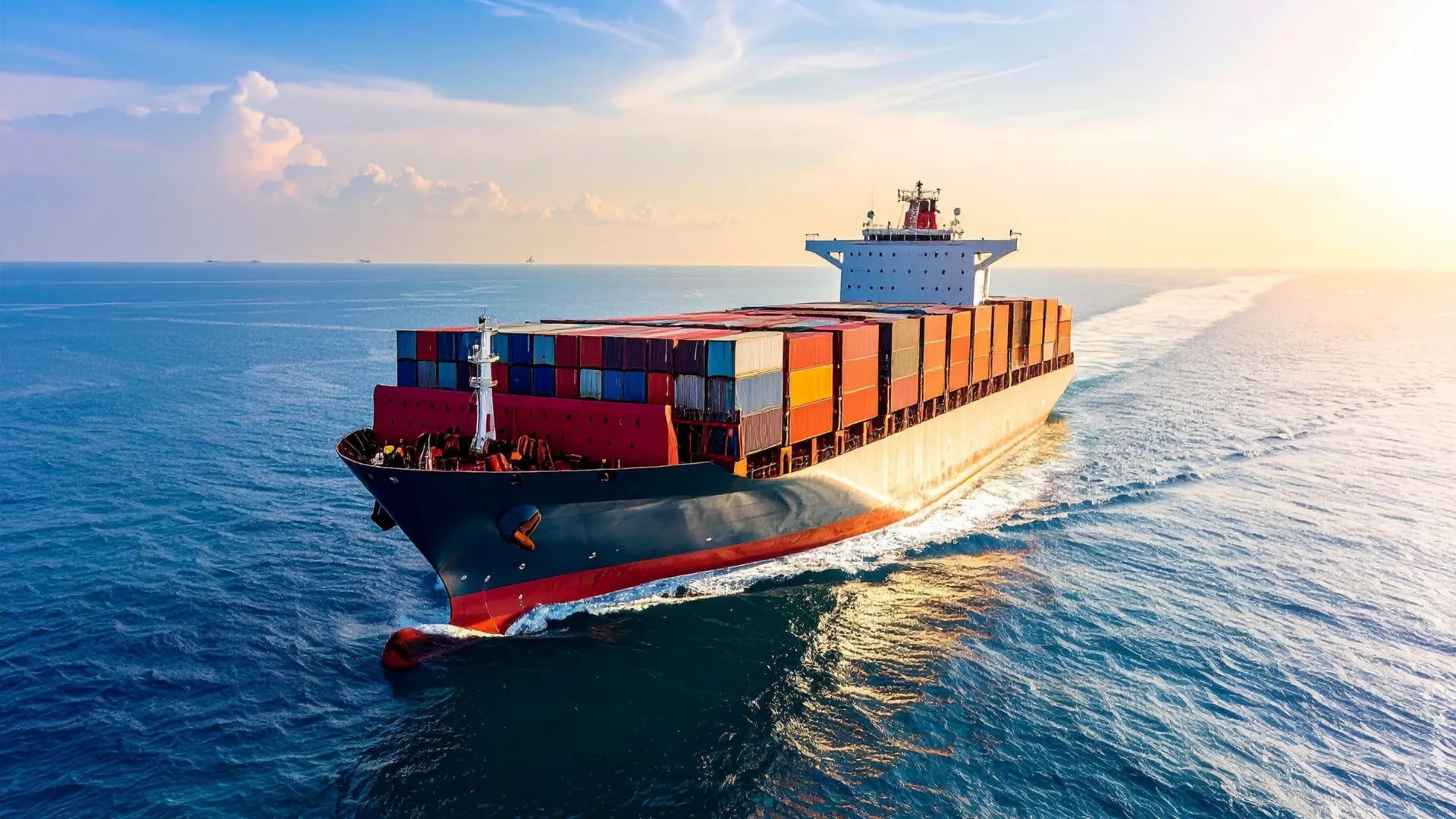 Lan Go Corp cargo vessel at sea